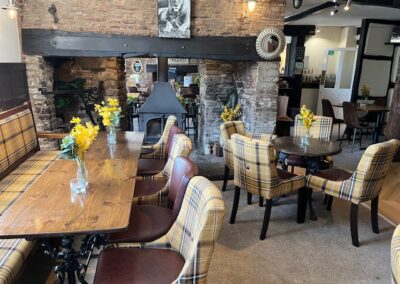 Bar area at The Lion Inn, Clifton on Teme, Worcestershire - A charming country pub in Worcester