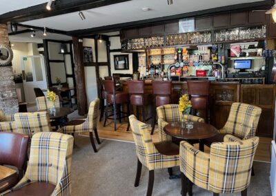 Bar area at The Lion Inn, Clifton on Teme, Worcestershire - A charming country pub in Worcester