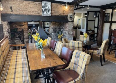 Bar area at The Lion Inn, Clifton on Teme, Worcestershire - A charming country pub in Worcester